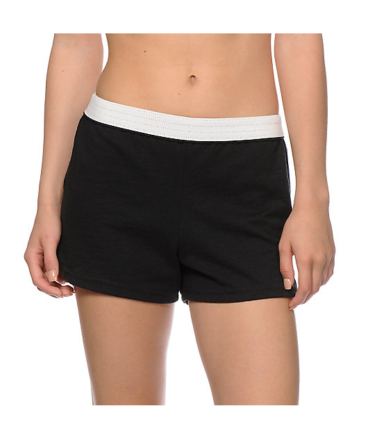black soffe shorts