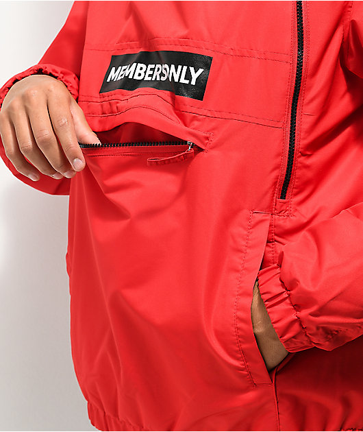 Solo miembros x NASA Red Anorak Jacket