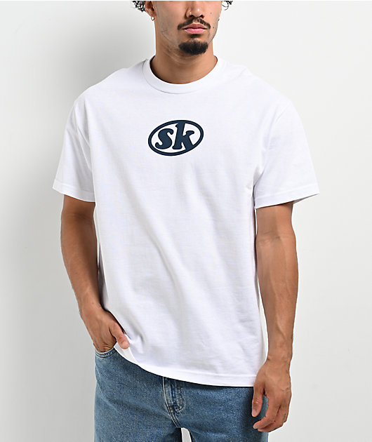 Some Kids SK Logo White T-Shirt
