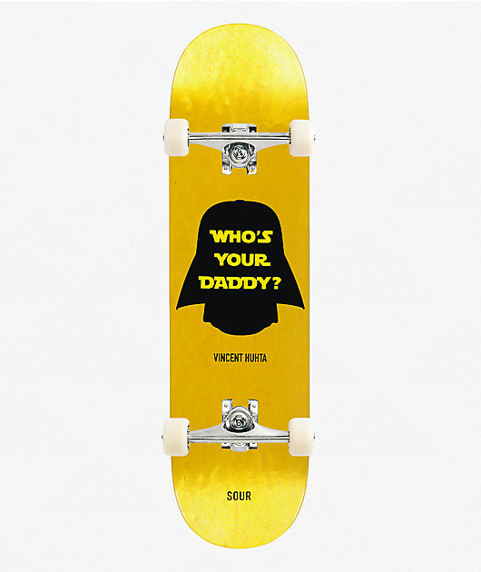 Sour Huhta Daddy 8.375" Assembled Skateboard Complete