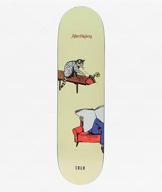 Sour Solution Nyberg Whoopsycat 8.25" Skateboard Deck