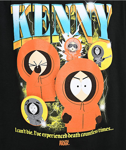 South Park Kenny Bootleg Black T-Shirt