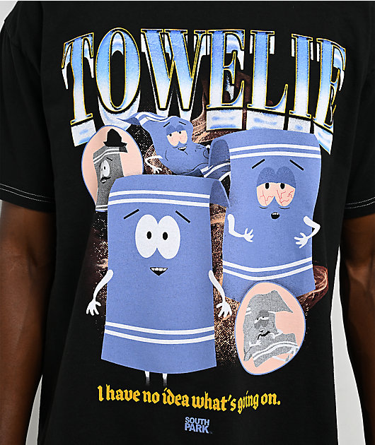 South Park Towelie Bootleg Black T-Shirt