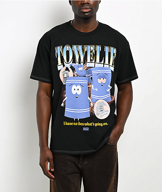 South Park Towelie Bootleg Black T-Shirt