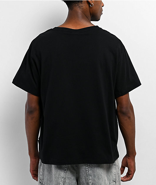 Southpole Authentic Black Boxy Crop T-Shirt | Zumiez