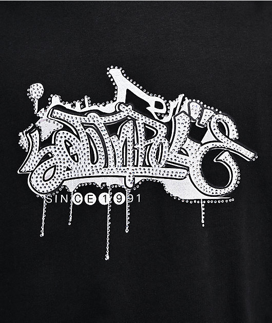 Southpole Legacy Rhinestone Black T-Shirt