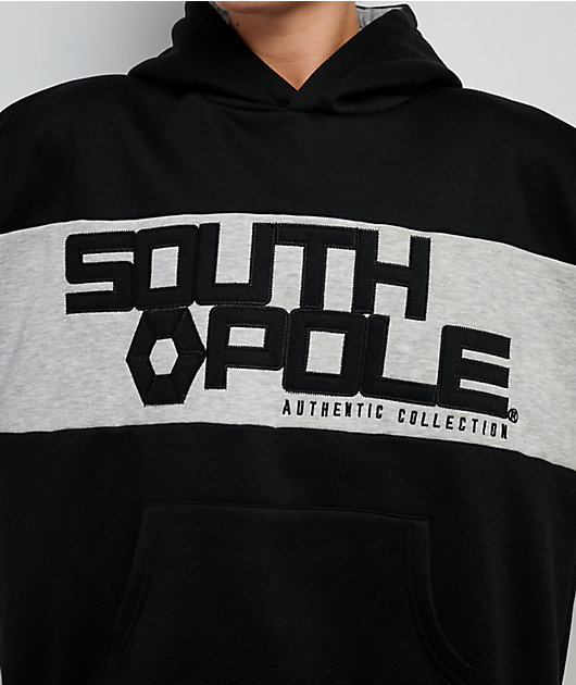 Southpole Logo Black Hoodie