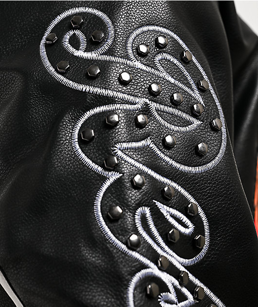 Southpole Stud Tiger Black Bomber Jacket | Zumiez