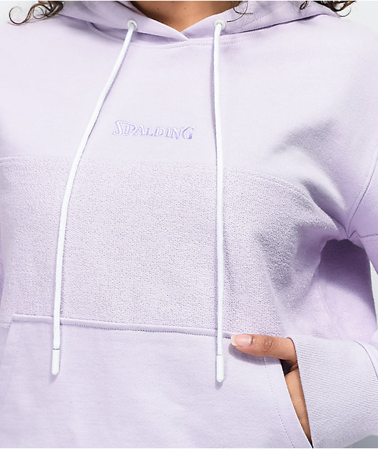 Spalding Heritage Blocked Lavender Hoodie