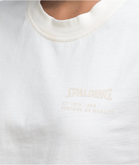 Spalding Vanilla Crop T-Shirt