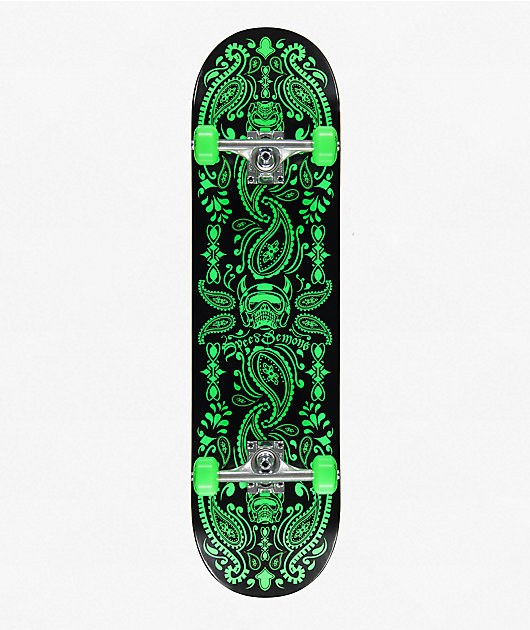 Speed Demons Bandana 8.25" Skateboard Complete
