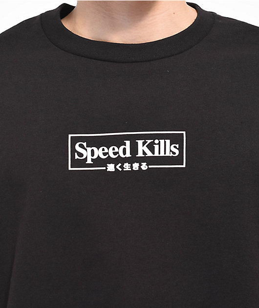 Speed Kills Black T-Shirt