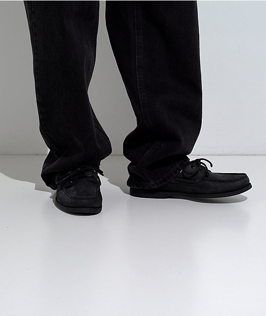 Sperry Authentic Original™ 2-Eye Black Leather Boat Shoes  video