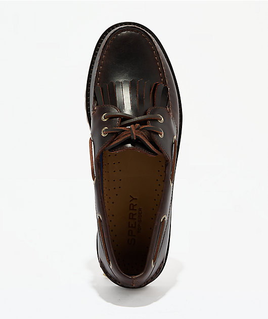 Sperry Kiltie Lug Amaretto Boat Shoes