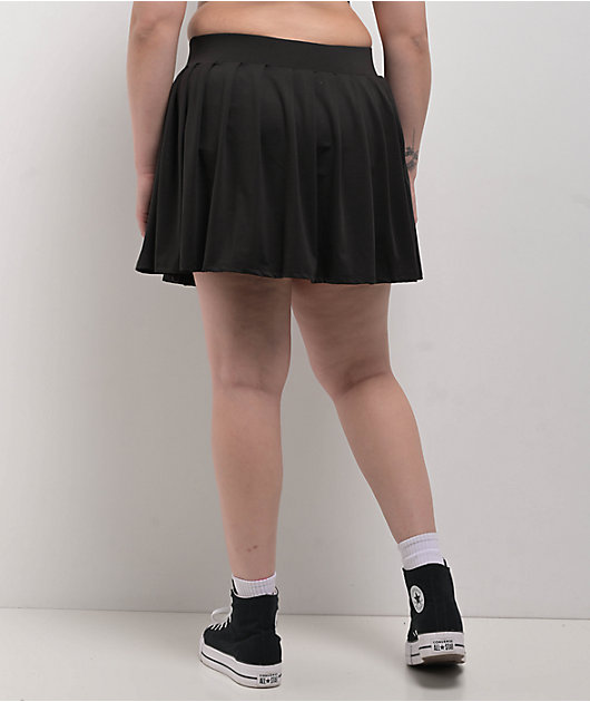 Spicychix Black Tennis Skirt