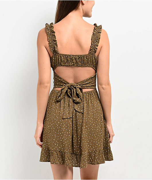 Spicychix Floral Green Tank Dress