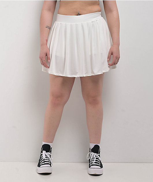 Spicychix White Tennis Skirt