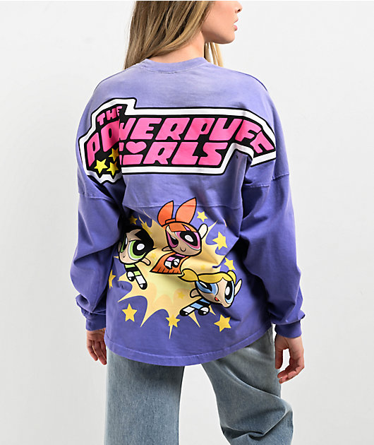 Spirit Jersey The Powerpuff Girls Purple Long Sleeve T-Shirt