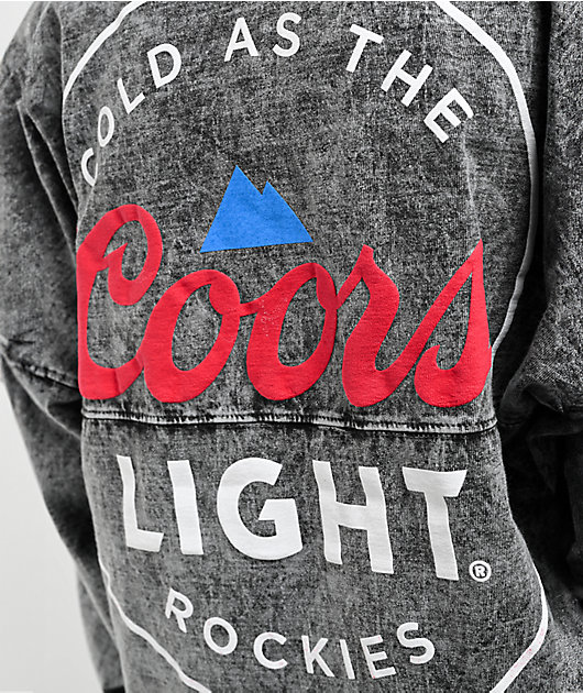 Spirit Jersey x Coors Light Mineral Wash Long Sleeve T-Shirt | Zumiez