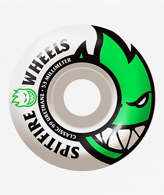 Spitfire Bighead 53mm 99a White Skateboard Wheels | Zumiez