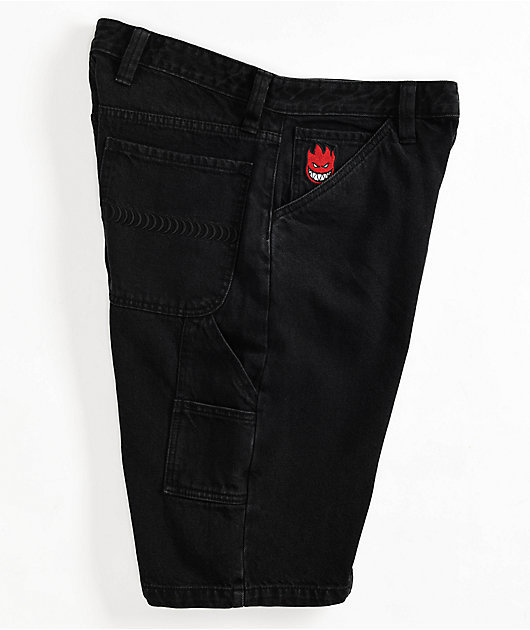 Spitfire Bighead Black Denim Shorts | Zumiez