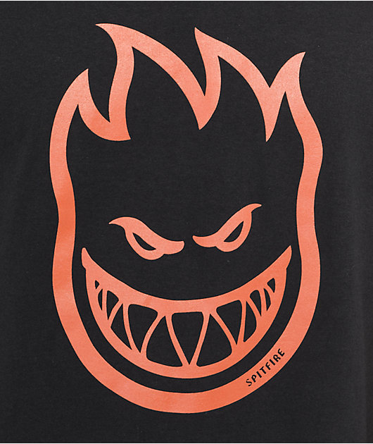 T-shirt Zumiez Spitfire Bighead Noir Et Rouge - 100% Coton, Tailles S à 5XL, Style Vintage Années 60-90