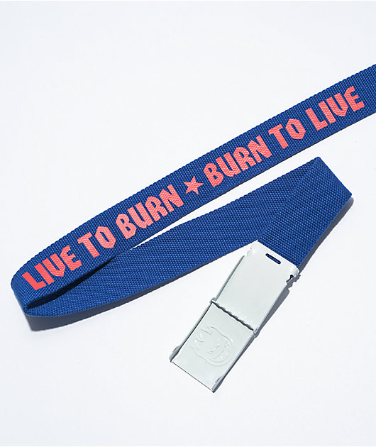 Spitfire Bighead LTB Blue Web Belt