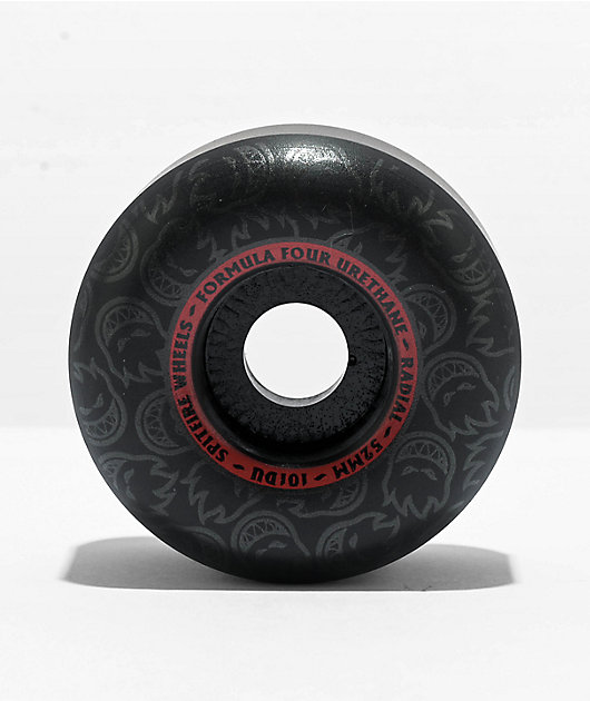 Spitfire Blackout Formula Four 52mm 101d Radial Skateboard