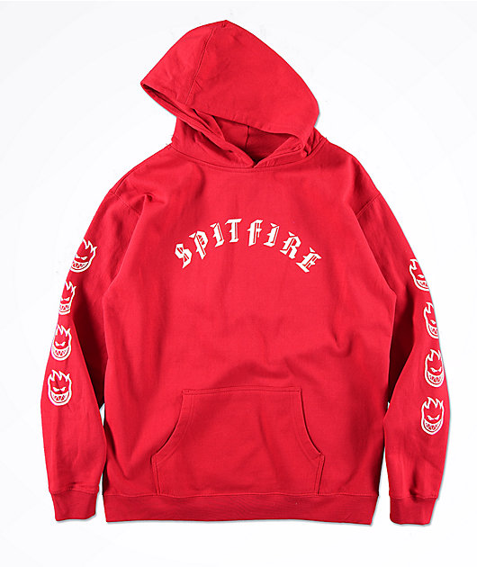 red spitfire hoodie