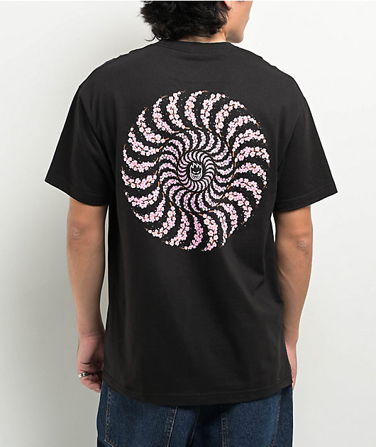 Spitfire Cherry Blossom Black T-Shirt | Zumiez