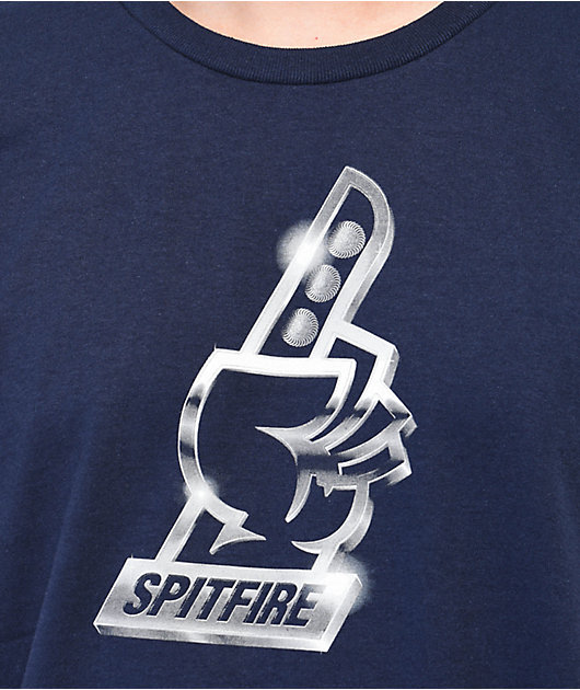 Spitfire Chrome 1 camiseta azul marino