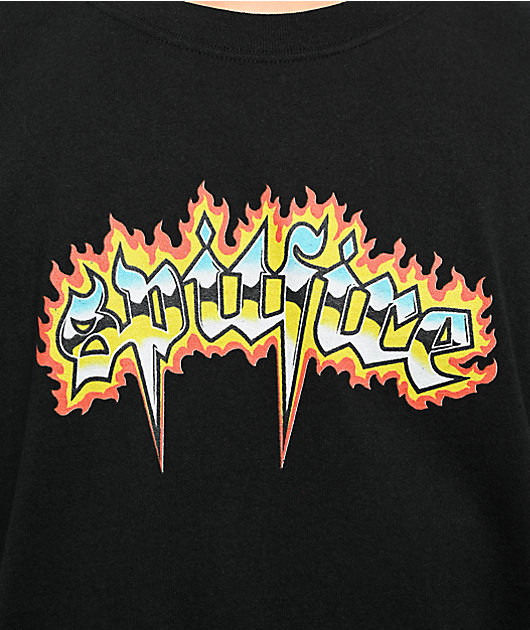 Spitfire Chrome Venom Black T-Shirt