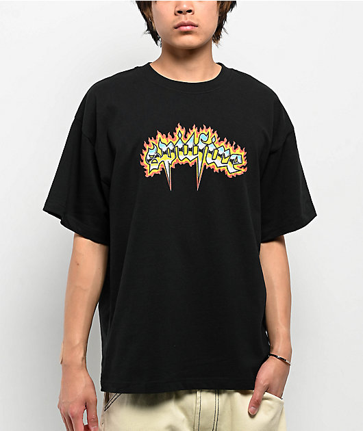 Spitfire Chrome Venom Black T-Shirt | Zumiez