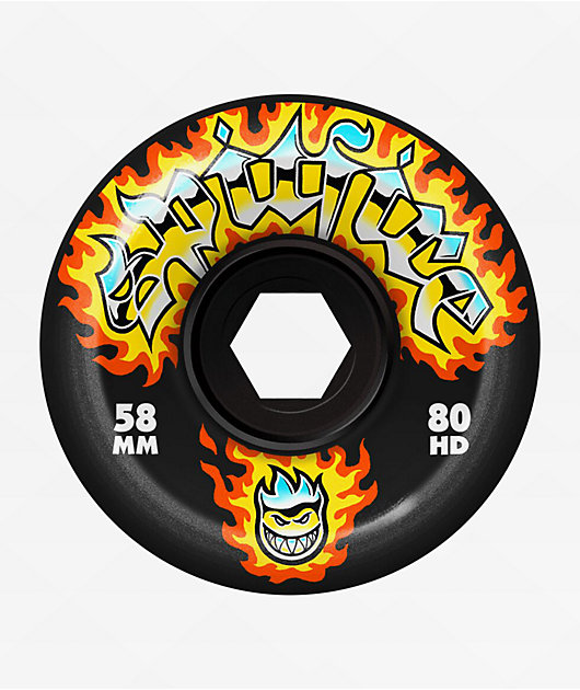 Spitfire Chrome Venom Formula Four Conical 58mm 80a Black