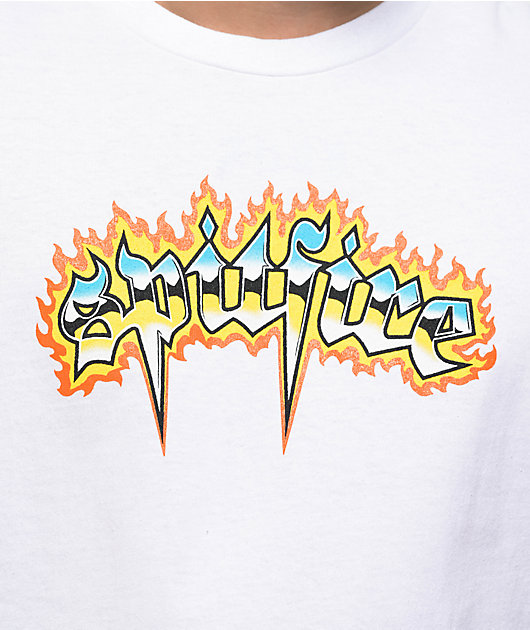 Spitfire Chrome Venom White T-Shirt