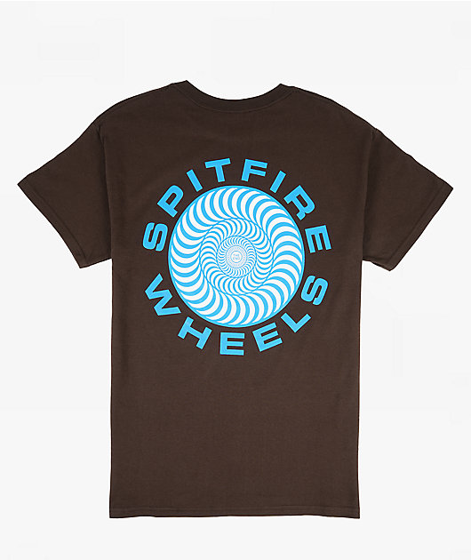 Spitfire Classic '87 Swirl Brown T-Shirt