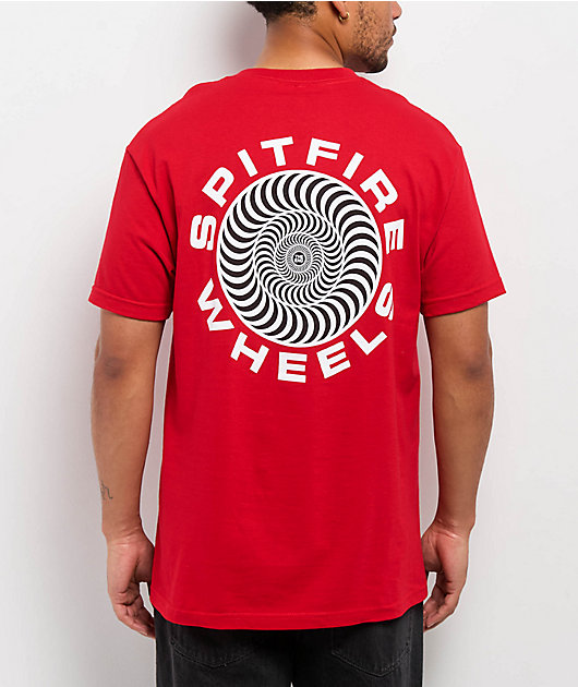 Spitfire Classic '87 Swirl Red T-Shirt