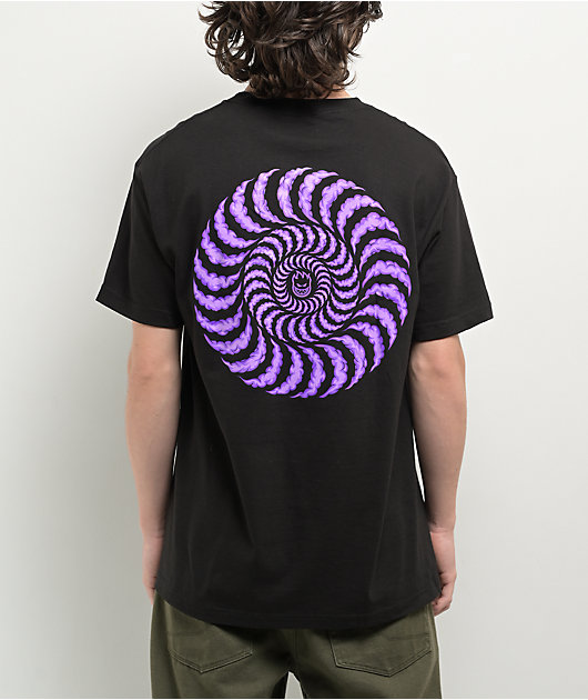 Spitfire Classic Smoke Black T-Shirt | Zumiez