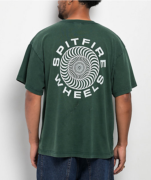 Spitfire USA 00s Tシャツ サイズL ほぼ新品 希少 SPITFIRE スピットファイヤー 半袖 Tシャツ メンズ フロントロゴ ワン