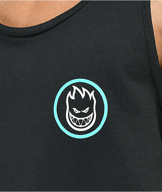 Spitfire Classic Swirl camiseta negra sin Mangas