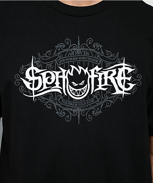 Spitfire Damned Black T-Shirt | Zumiez