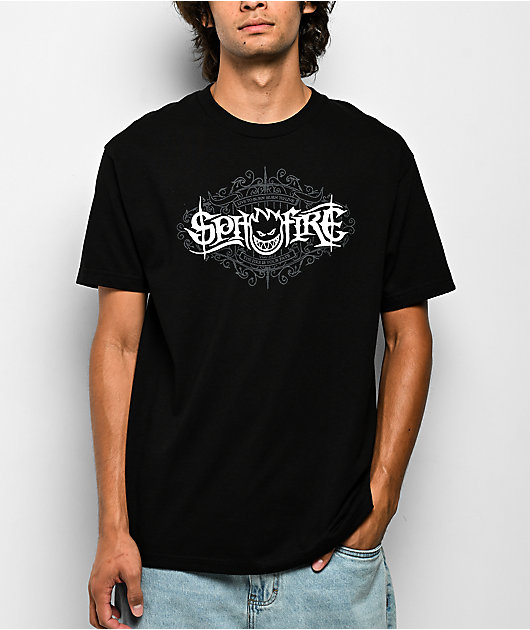Spitfire Damned Black T-Shirt | Zumiez