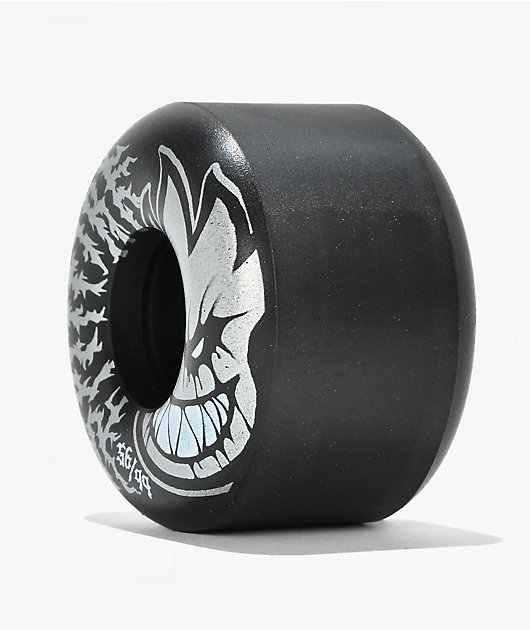 Spitfire Deathmask II Bighead Formula Four Radial Full 56mm 99a Black Skateboard Wheels