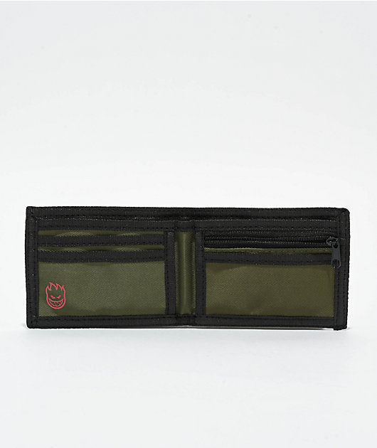 Spitfire Demonseed Olive Bifold Wallet | Zumiez