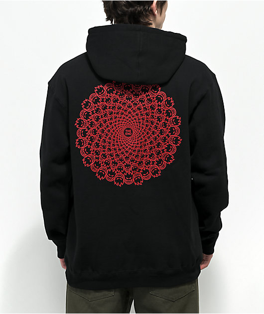 Spitfire Eternal Repeat Black Hoodie Zumiez