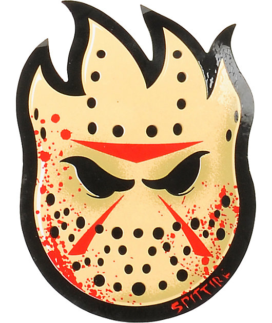 Spitfire Fireball Horror Bighead Sticker | Zumiez