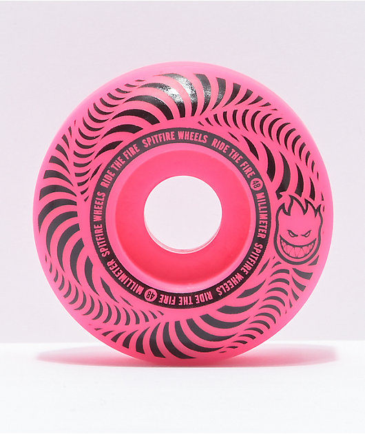 Kloppen Doordeweekse dagen belegd broodje Spitfire Flashpoint 48mm 99a Pink Skateboard Wheels