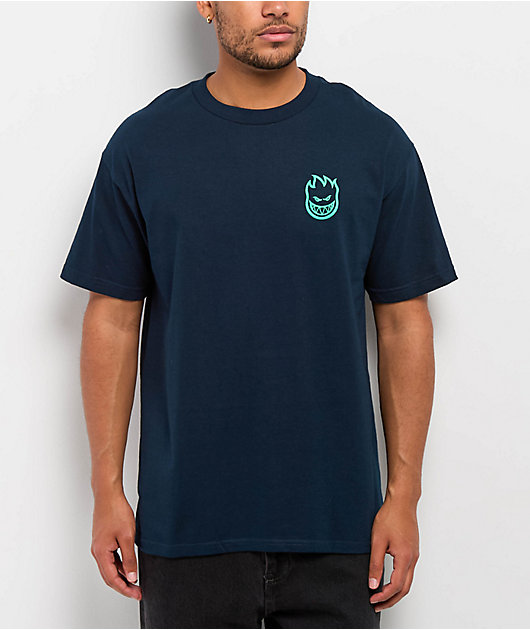 Spitfire Floral Classic Navy T-Shirt