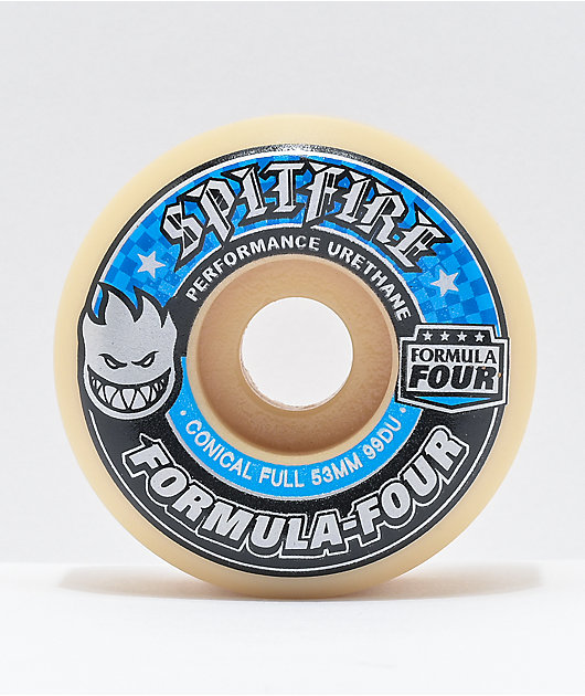 53mm Four Formula Spitfire コニカル 99A 53mm Four Formula Spitfire 99a Zumiez | Wheels Skateboard スケートボード