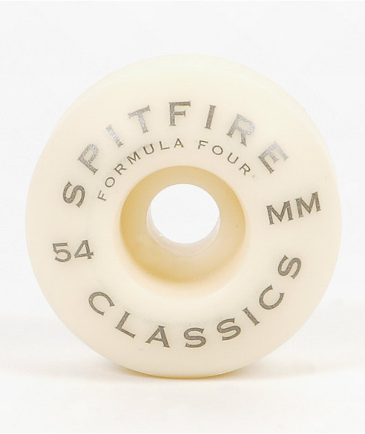 Spitfire Formula Four Classic 54mm 99a White Skateboard Wheels
